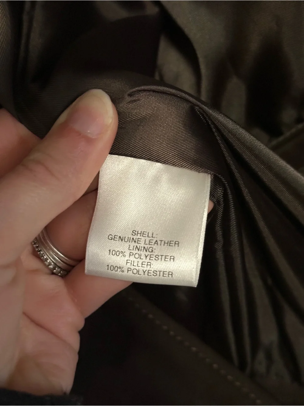 Cremieux Brown Genuine Leather Vest size 38 XL